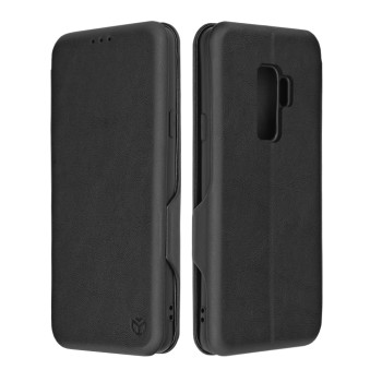 Husa tip carte Samsung Galaxy S9 Plus Techsuit, Inchidere Magnetica, Negru