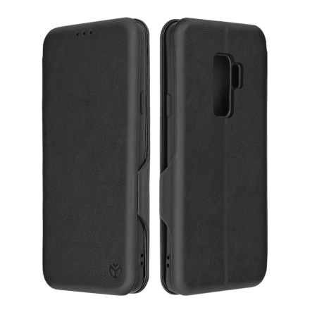 Husa tip carte Samsung Galaxy S9 Plus Techsuit, Inchidere Magnetica, Negru