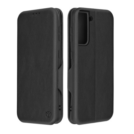 Husa tip carte Samsung Galaxy S21 5G Techsuit, Inchidere Magnetica, Negru