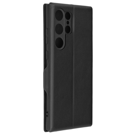 Husa tip carte Samsung Galaxy S23 Ultra Techsuit, Inchidere Magnetica, Negru