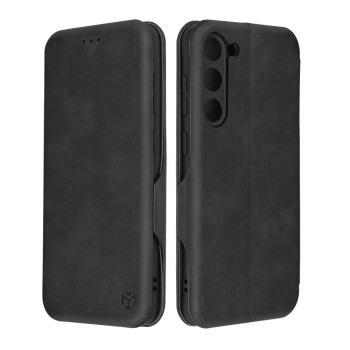 Husa tip carte Samsung Galaxy S23 Plus Techsuit, Inchidere Magnetica, Negru