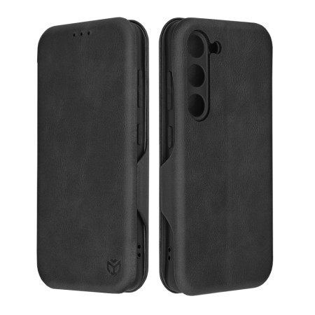 Husa tip carte Samsung Galaxy S23 Techsuit, Inchidere Magnetica, Negru