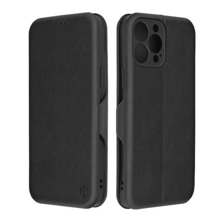 Husa tip carte pentru Apple iPhone 13 Pro Max Techsuit, Inchidere Magnetica, Negru