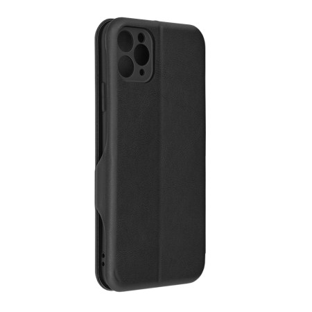 Husa tip carte pentru Apple iPhone 11 Pro Max Techsuit, Inchidere Magnetica, Negru