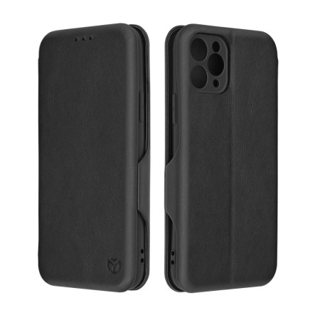 Husa tip carte pentru Apple iPhone 11 Pro Techsuit, Inchidere Magnetica, Negru