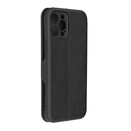 Husa tip carte pentru Apple iPhone 12 Pro Max Techsuit, Inchidere Magnetica, Negru