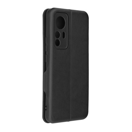 Husa tip carte pentru Xiaomi 12T / 12T Pro Techsuit, Inchidere Magnetica, Negru