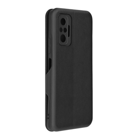 Husa tip carte Xiaomi Redmi Note 10 Pro Techsuit, Inchidere Magnetica, Negru