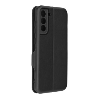 Husa tip carte Samsung Galaxy S21 FE Techsuit, Inchidere Magnetica, Negru