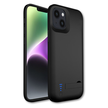 Husa cu Baterie Power Pro compatibila cu Apple iPhone 14 Plus, 6000mAh, Black