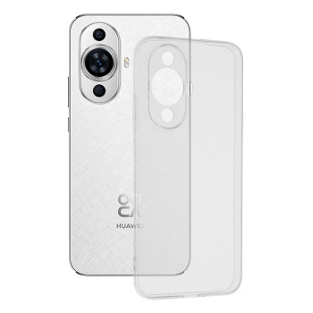 Husa Silicon compatibila Huawei nova 11, Pastreaza Originalitatea, Transparent 