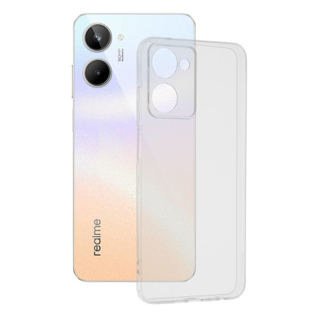 Husa Silicon compatibila Realme 10 4G, Pastreaza Originalitatea, Transparent 