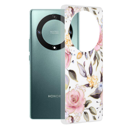 Husa telefon compatibila Honor Magic 5 Lite, Marble Personalizata, Chloe White
