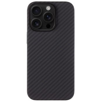 Husa Telefon Tactical MagForce Aramid pentru iPhone 16 Pro Max, Fibra Aramida, Ultra Slim 0.8 mm, Compatibila MagSafe, Negru