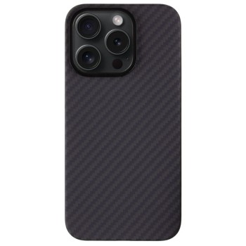 Husa Telefon Tactical MagForce Aramid pentru iPhone 15 Pro Max, Fibra Aramida, Ultra Slim 0.8 mm, Compatibila MagSafe, Negru
