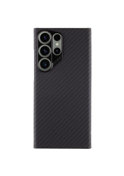 Husa Telefon Tactical MagForce Aramid pentru Samsung Galaxy S23 Ultra, Fibra Aramida, Ultra Slim 0.8 mm, Compatibila Magnetic, Negru