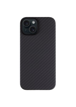 Husa Telefon Tactical MagForce Aramid pentru iPhone 15, Fibra Aramida, Ultra Slim 0.8 mm, Compatibila MagSafe, Negru