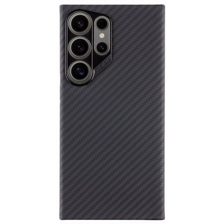 Husa Telefon Tactical MagForce Aramid pentru Samsung Galaxy S24 Ultra, Fibra Aramida, 0.8 mm, Compatibila MagSafe, Negru