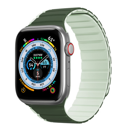 Bratara Smartwatch Apple Watch 1/2/3/4/5/6/7/8/SE/SE 2 de 38/40/41mm, Verde