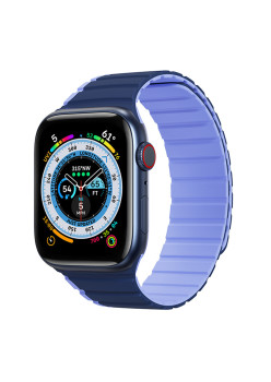 Bratara Smartwatch Apple Watch 1/2/3/4/5/6/7/8/SE/SE 2 de 38/40/41mm, Albastru