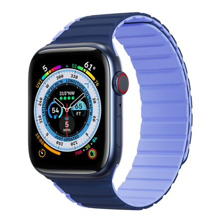 Bratara Smartwatch Apple Watch 1/2/3/4/5/6/7/8/SE/SE 2 de 38/40/41mm, Albastru