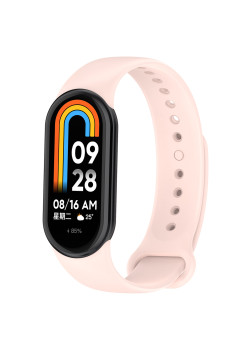 Bratara Smartwatch Xiaomi Smart Band 8 / 8 NFC compatibila, Ajustabila si Flexibila, Rose
