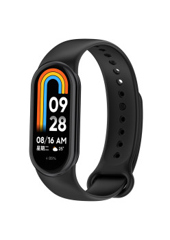 Bratara Smartwatch Xiaomi Smart Band 8 / 8 NFC compatibila, Ajustabila si Flexibila, Negru