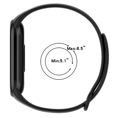 Bratara Smartwatch Xiaomi Smart Band 8 / 8 NFC compatibila, Ajustabila si Flexibila, Negru