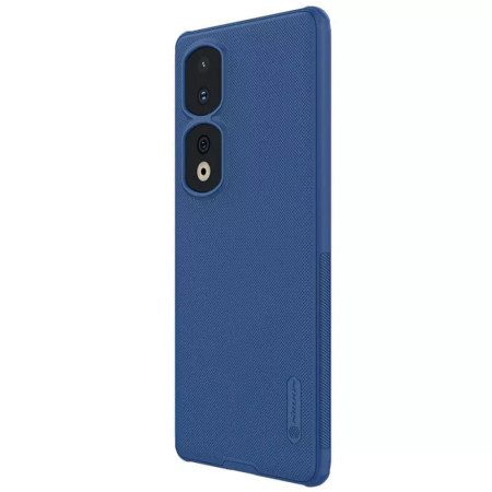 Husa Nillkin Super Frosted Shield pentru Honor 90 Pro, Albastru