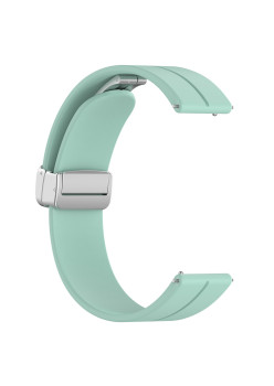 Bratara Smartwatch Huawei Watch GT 2 (46mm)/GT 2 Pro/GT 3 Pro (46mm)/Ultimate, Xiaomi Watch S1 compatibila, Catarama Metalica, Minimalista, Verde