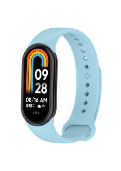 Bratara Smartwatch Xiaomi Smart Band 8 / 8 NFC compatibila, Ajustabila si Flexibila, Sky Blue