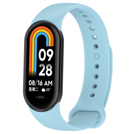 Bratara Smartwatch Xiaomi Smart Band 8 / 8 NFC compatibila, Ajustabila si Flexibila, Sky Blue