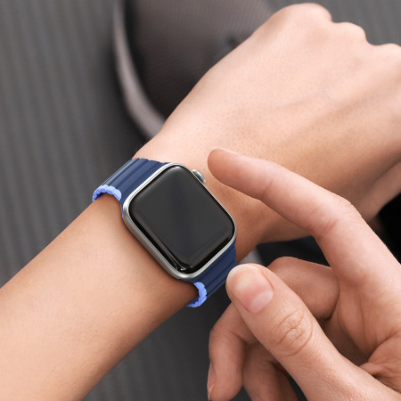 Bratara Smartwatch Apple Watch 1/2/3/4/5/6/7/8/SE/SE 2 de 38/40/41mm, Gri