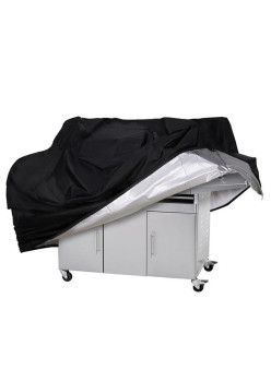 Husa pentru gratar, impermeabila si rezistenta UV, PC, 170 x 61 x 117cm, marime XL, Negru