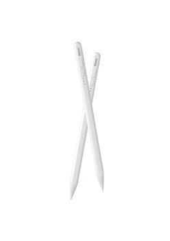 Stylus Touch Pen Baseus TP Profesional cu 2 penite, Pix Compatibil iPad Apple, Functie de Respingere a Palmei, Functie Tilt, Pencil Magnetic, Penite 2 anti-zgarietura, Alb