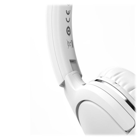 Casti Wireless Encok D02 Pro Baseus, design peste ureche, reducerea zgomotului, Bluetooth V5.3, Alb