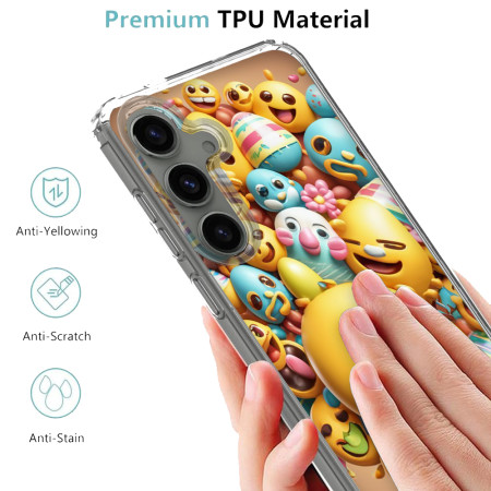 Husa personalizata pentru Samsung Galaxy S23, MagSafe Atasare Magnetica, Emoji Smile