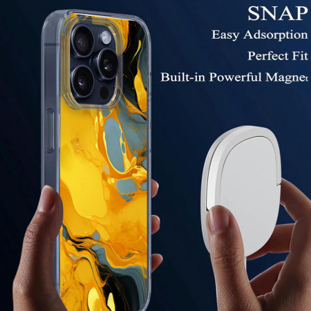 Husa personalizata compatibila Apple iPhone 14 Pro, MagSafe Atasare Magnetica, Antisoc, Neons And Brights 13