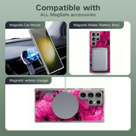 Husa pentru Samsung Galaxy S25 Ultra, Atasare Magnetica, MagSafe, Neons and Brights 1
