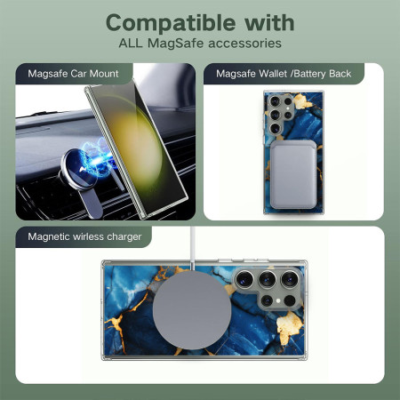 Husa personalizata compatibila Samsung Galaxy S23 Ultra, MagSafe Atasare Magnetica, Antisoc, Neons and Brights 49