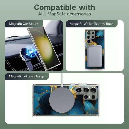 Husa personalizata compatibila Samsung Galaxy S23 Ultra, MagSafe Atasare Magnetica, Antisoc, Neons and Brights 5