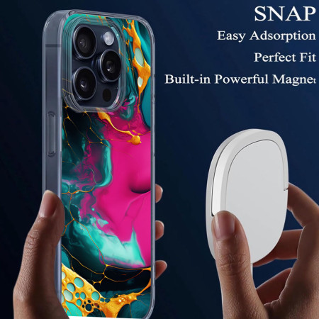 Husa personalizata compatibila Apple iPhone 15, MagSafe Atasare Magnetica, Antisoc, Neons And Brights 22