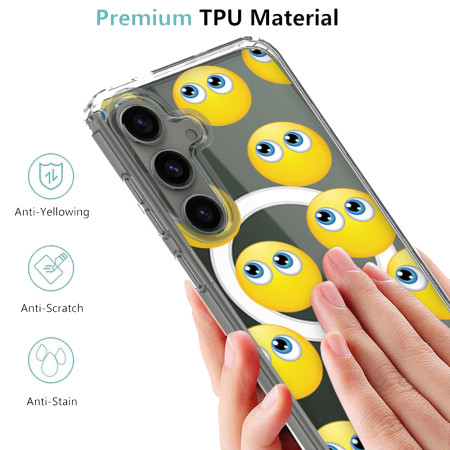 Husa personalizata pentru Samsung Galaxy S24, MagSafe Atasare Magnetica, Rolling eyes