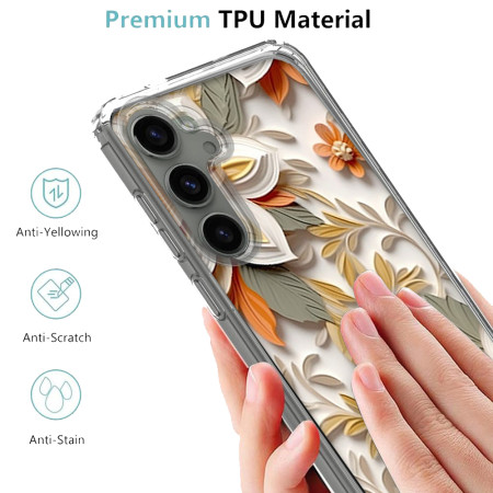 Husa personalizata pentru Samsung Galaxy S23, MagSafe Flower Medley 3