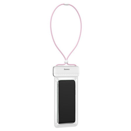 Husa subacvatica telefon Baseus Rezistenta la apa IPX8, Diagonala maxima 7,2 inch, Roz