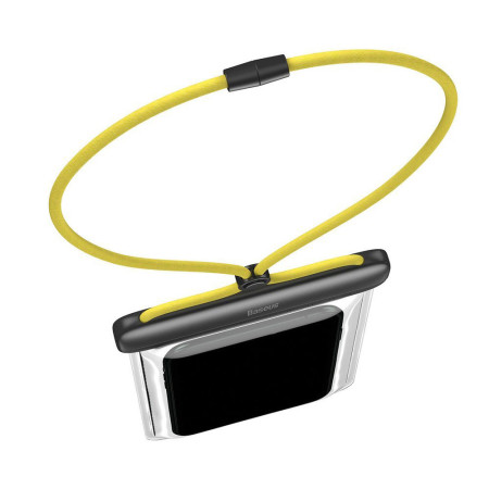 Husa subacvatica telefon Baseus Rezistenta la apa IPX8, Diagonala maxima 7,2 inch, Galben