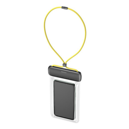 Husa subacvatica telefon Baseus Rezistenta la apa IPX8, Diagonala maxima 7,2 inch, Galben