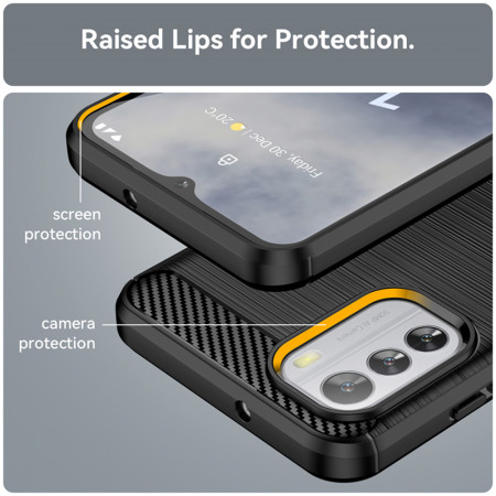 Husa Carbon Nokia G22, Protect Anti-Soc, Negru