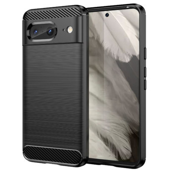 Husa Carbon Google Pixel 8, Protect Anti-Soc, Negru