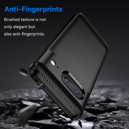 Husa Carbon Google Pixel 8, Protect Anti-Soc, Negru